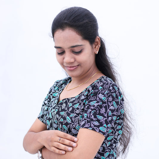 Casual or Semi Traditional (Ajrakh)